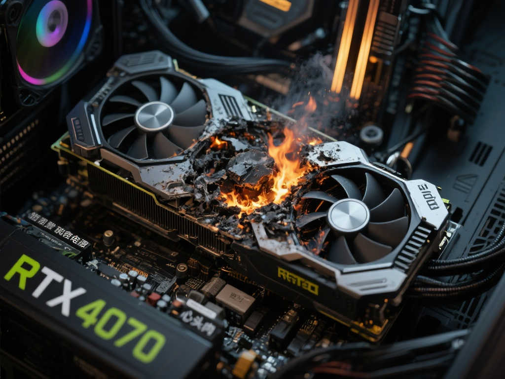 电源选购不容忽视!劣质电源致RTX4070惨遭烧毁 电源选购不容忽视!劣质电源致RTX4070惨遭烧毁